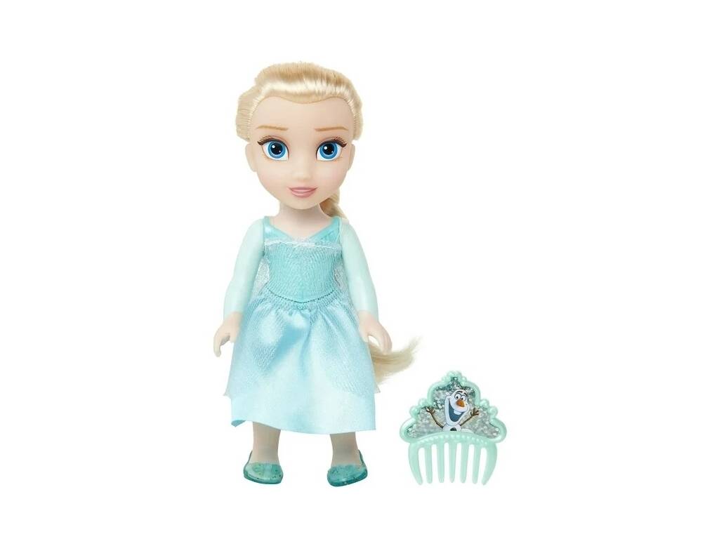 Poupée Disney Frozen Petite Elsa 15 cm. avec peigne Jakks 21715