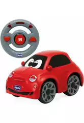 Auto radiocomandata Fiat 500e Rosso Chicco 11457