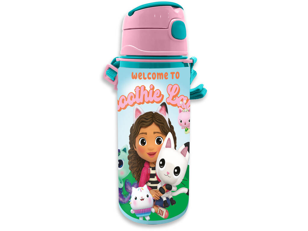 Aluminium-Feldflasche mit Griff 600 ml Gabby Dollhouse Kids GD00010