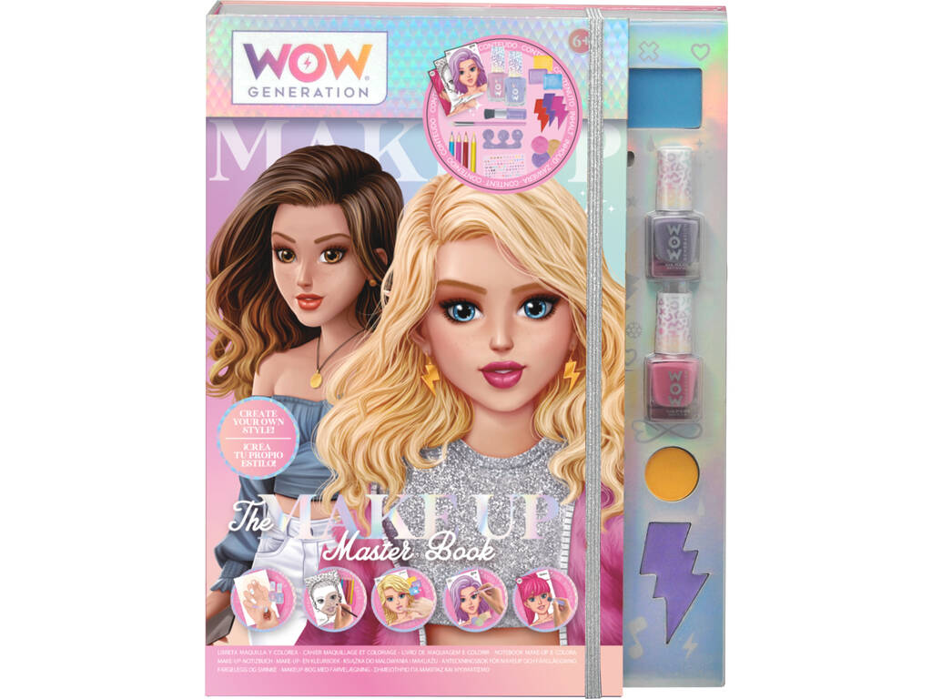 Master Book Maquilla y Colorea Wow Generation de Kids Licensing WOW00058