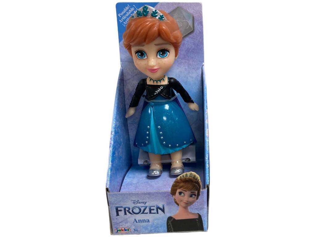 Frozen Disney Mini Bambola Anna 8 cm Jakks 22767 - Juguetilandia