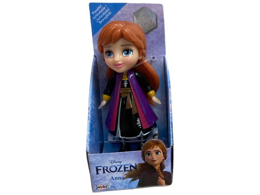 Disney Frozen Mini Boneca Anna 8 cm. Jakks 22763