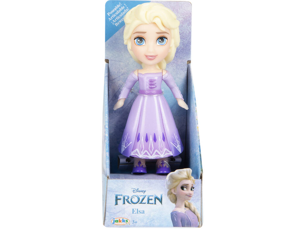 Princesas Disney Mini Boneca Elsa 8 cm Jakks 22766
