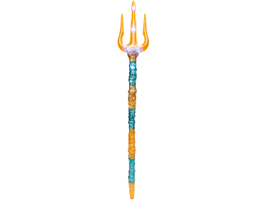 La Petite Sirène Trident tout-puissant du Roi Triton avec son et lumière Jakks 225954
