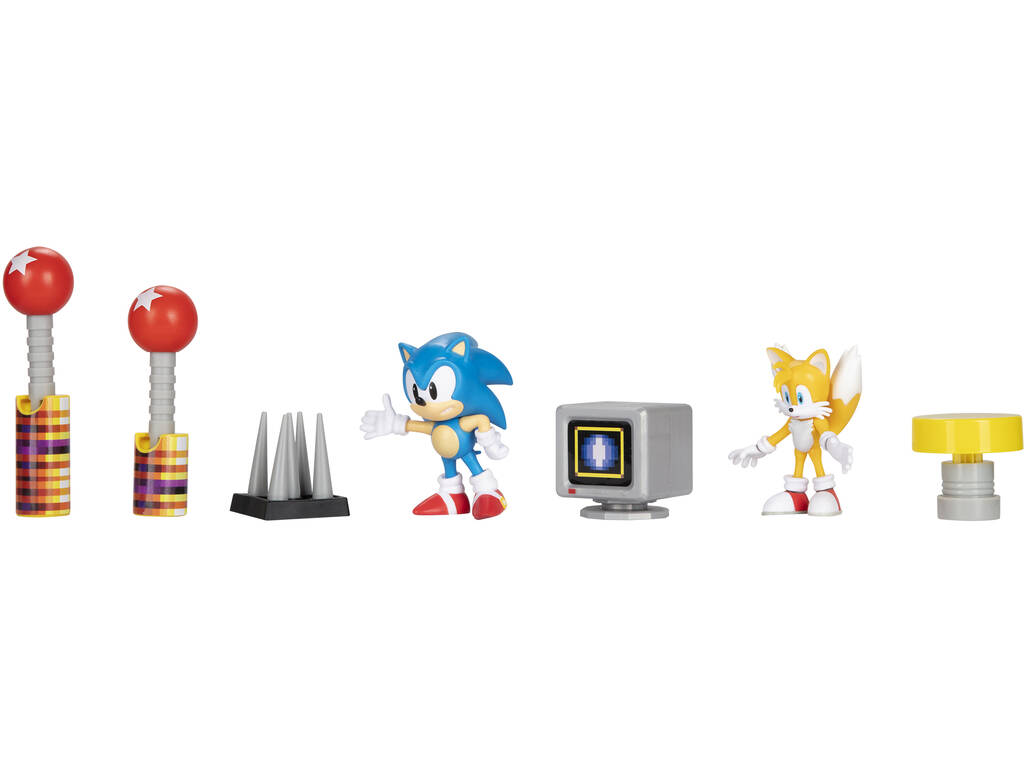 Sonic Diorama Figuren 6 cm Jakks 409254-RF1