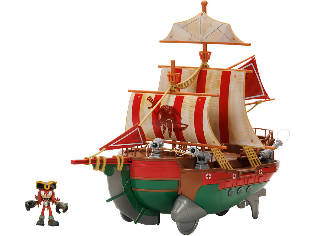 Sonic Prime Piratenschiff der Angel's Voyage Jakks 419184