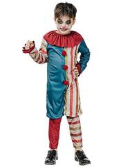 Costume da clown scuro Bambino taglia XL