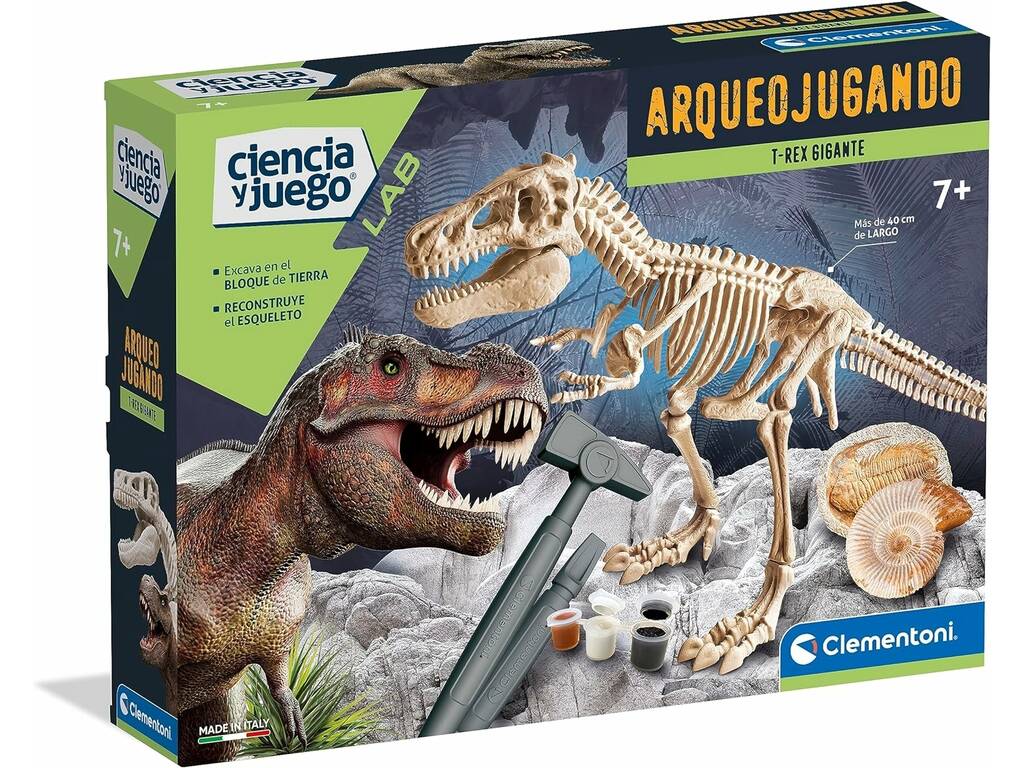 Archegiocando con il T-Rex gigante Clementoni 55514