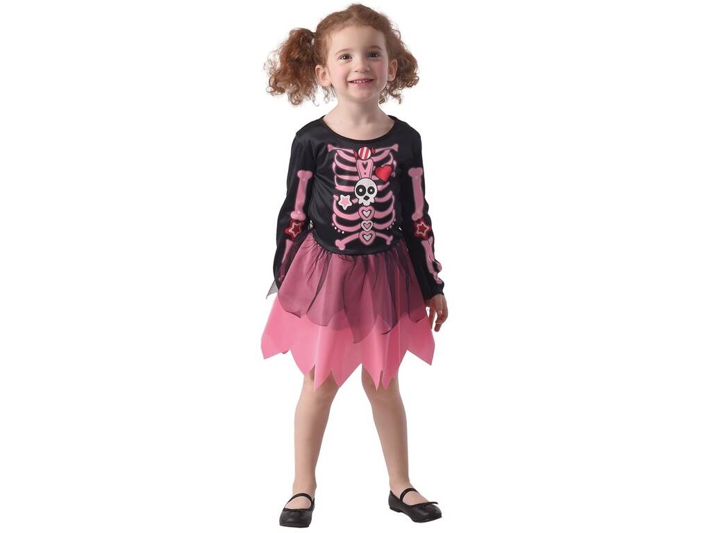 Costume da scheletro Pop bebè taglia M