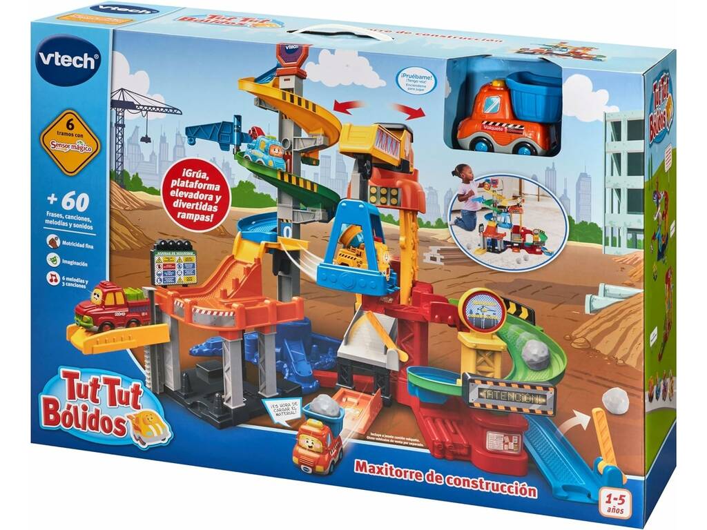 Tut Tut Maxitorre Construction Toy Dumper with Josete Vtech 543522
