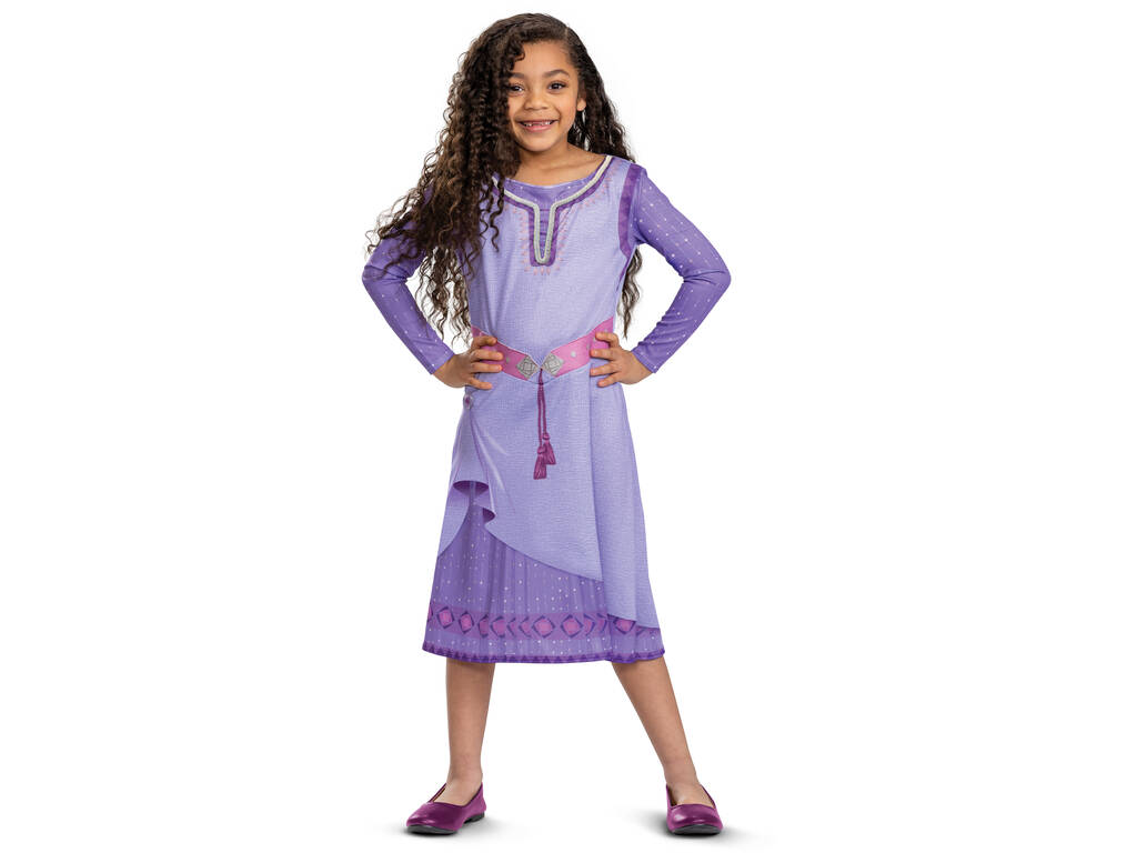 Costume bambina Disney Wish Asha Classico 5-6 Anni Liragram 159719L-EU