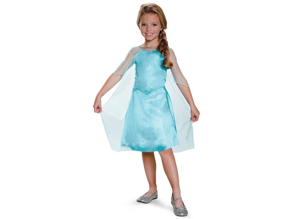 Disfraz Niña Disney Frozen Elsa 7-8 Años Liragram 129869K-EU