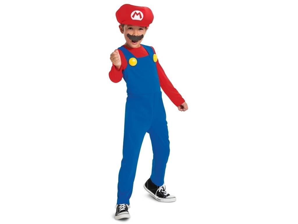 Costume per bambino Super Mario Deluxe 5-6 anni Liragram 115799L-15L