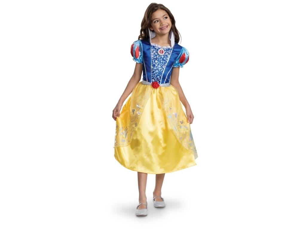 Costume Bambina Disney 100° Anniversario Biancaneve Classico 5-6 Anni Liragram 156059L-EU