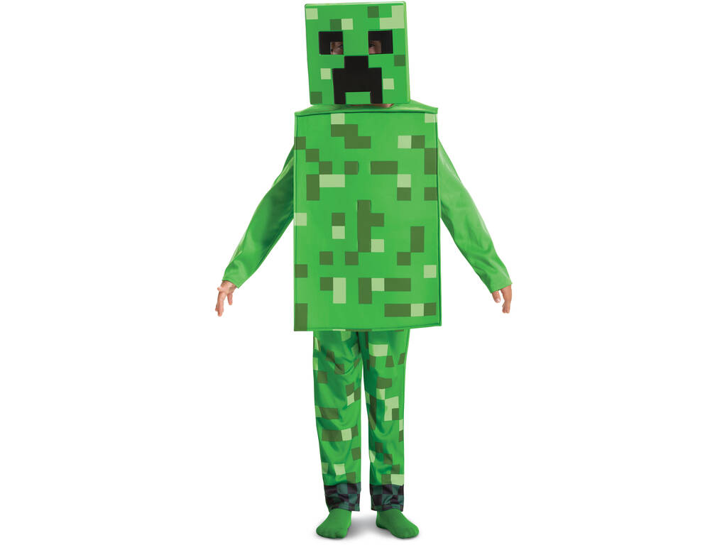 Minecraft Costume de Creeper pour enfants 7-8 ans Liragram 115779K-15L