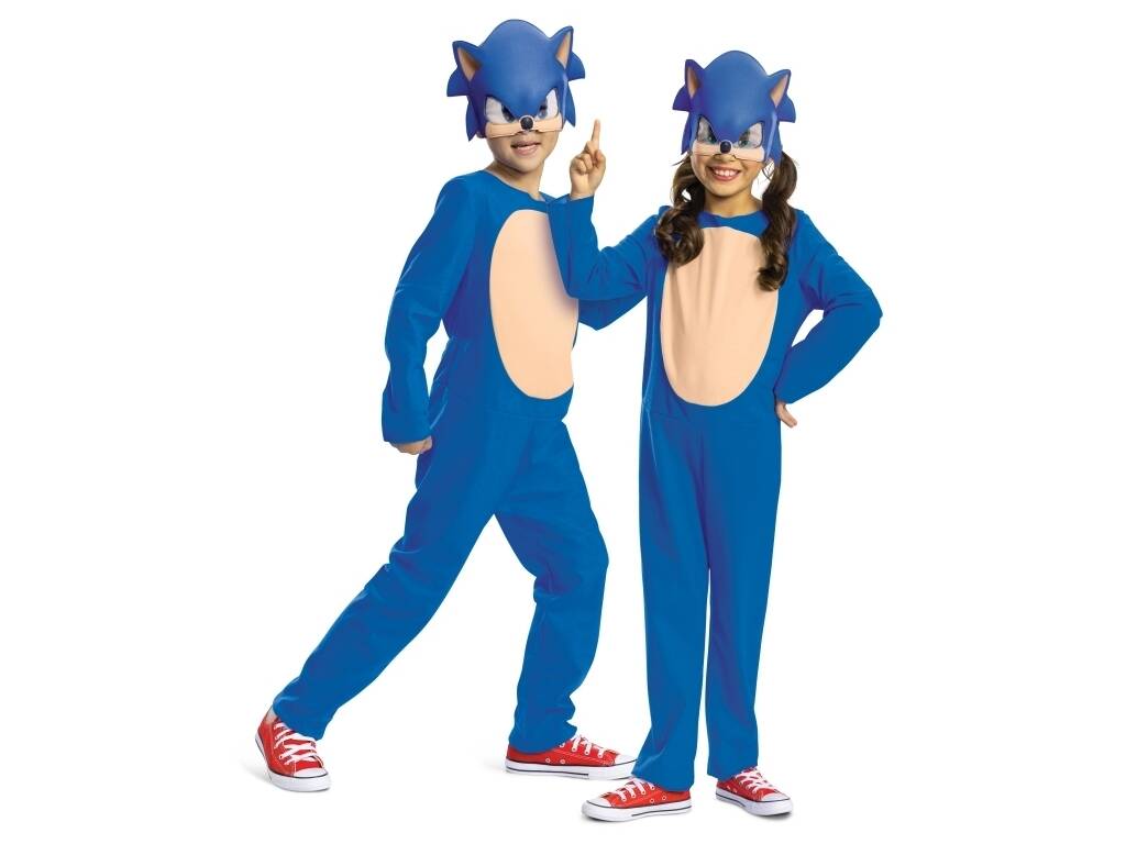 Sonic 2 Basic Costume Enfant 7-8 Ans Liragram 124729K-15L