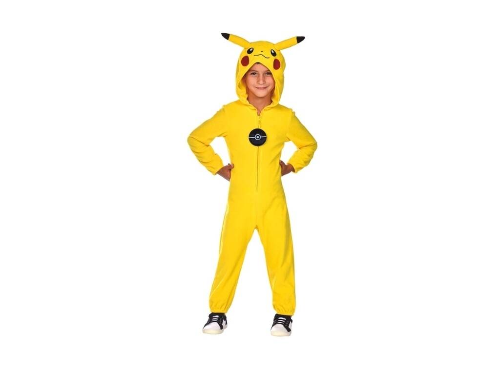 Costume da bambino Pokémon Pikachu Jumpsuit 8-10 anni Liragram 990888885