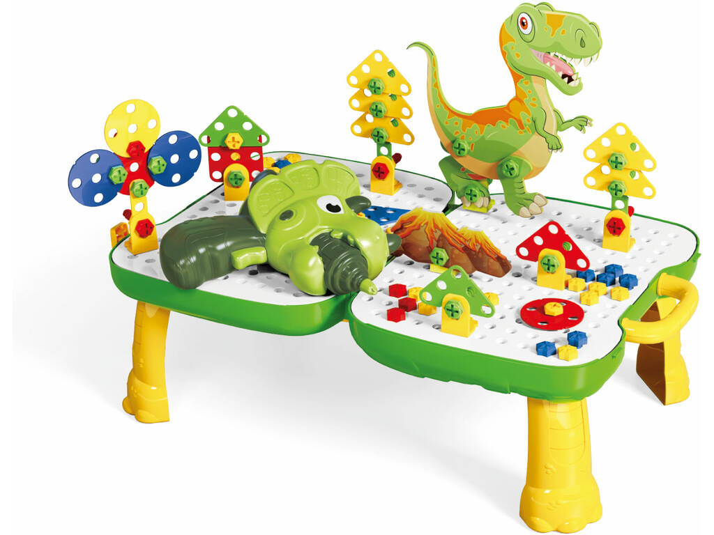 Table de construction Dino Zone avec tournevis à piles