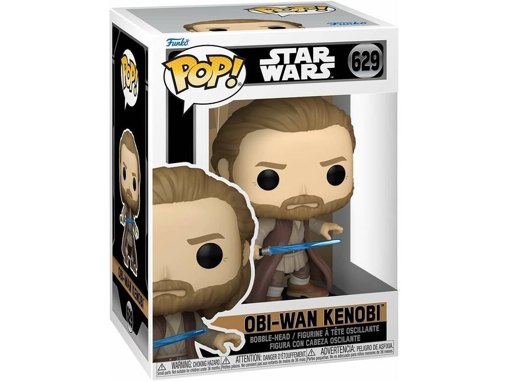 Funko Pop Star Wars Obi-Wan Kenobi avec tête oscillante Funko 67584