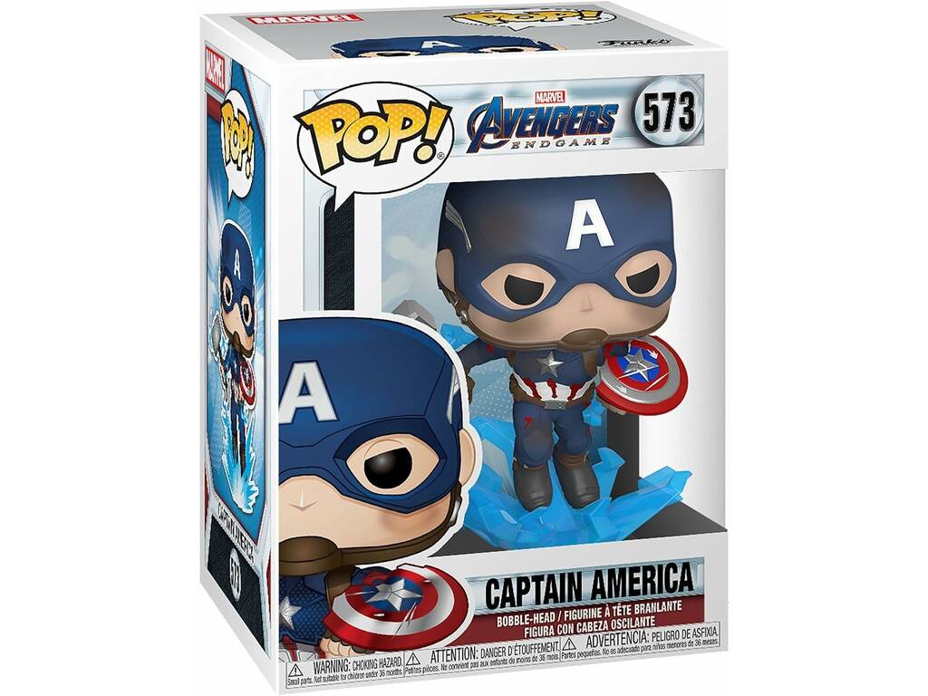 Funko Pop Marvel Avengers Endgame Captain America mit Mjolnir Funko 45137