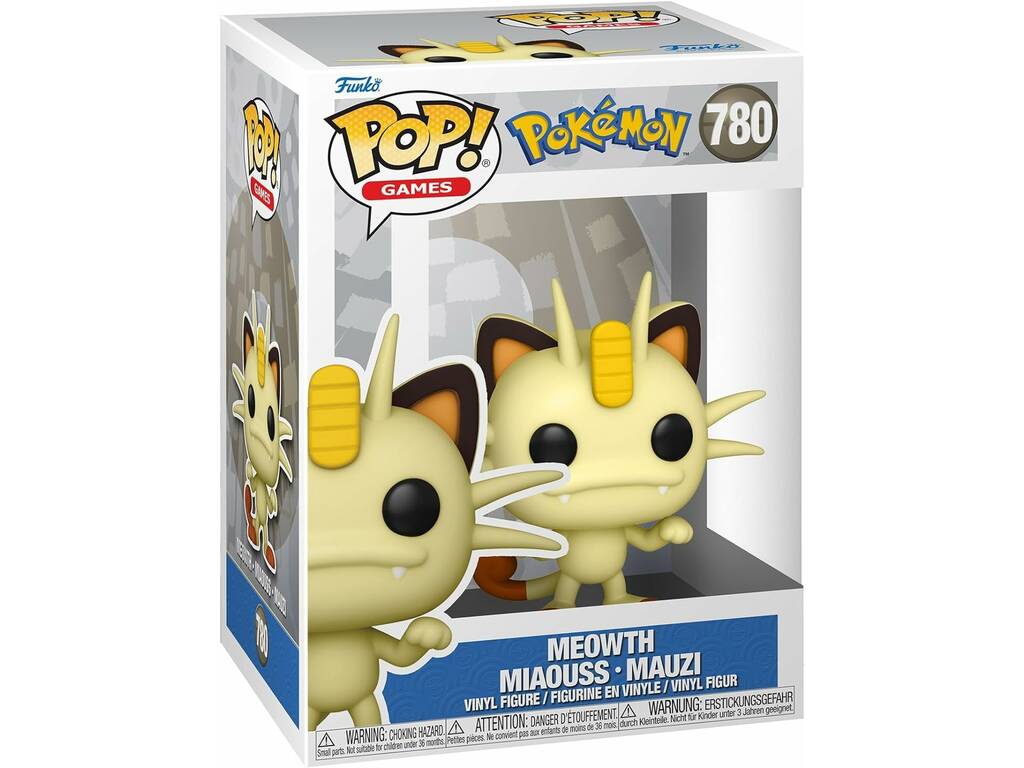 Funko Pop Jeux Pokémon Meowth Funko 74630
