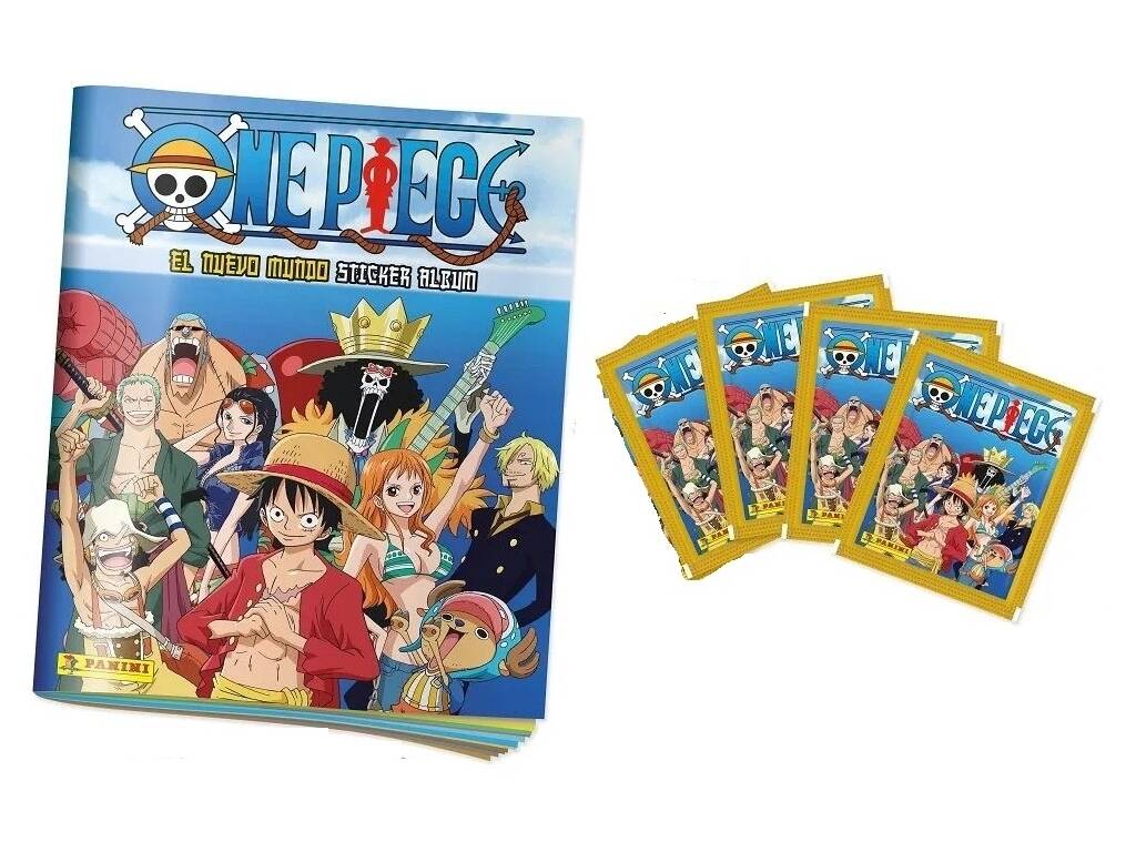 One Piece Starter Pack Álbum con 4 Sobres Panini
