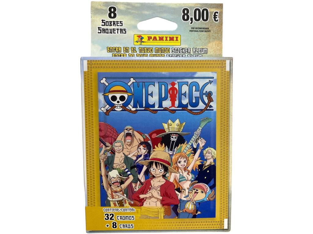 One Piece Ecoblister 8 Panini-Umschläge