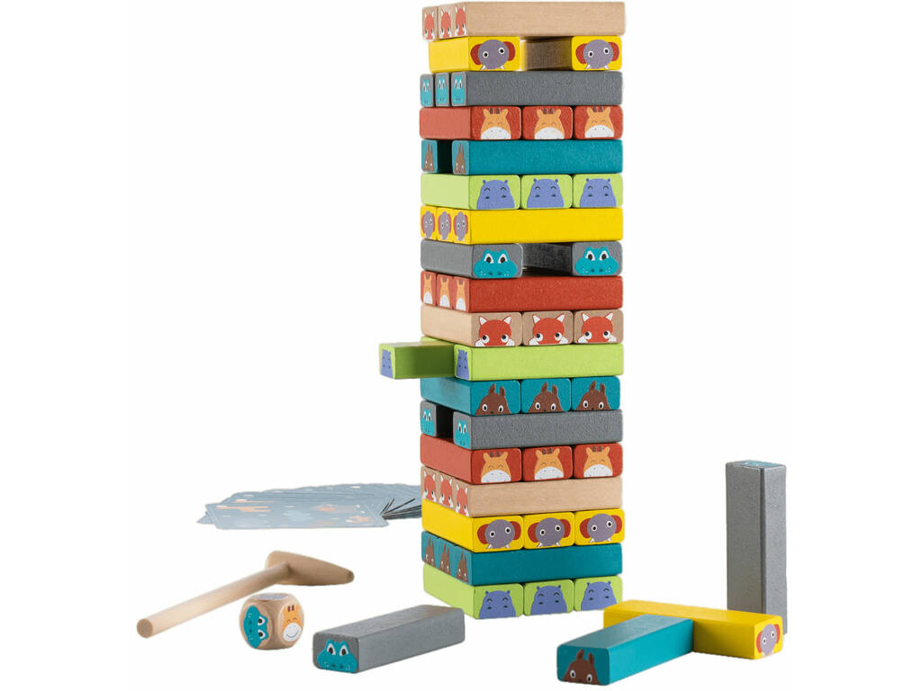 Torre degli animali in legno