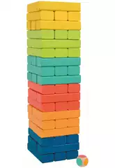 La Tour des couleurs en bois avec Dado