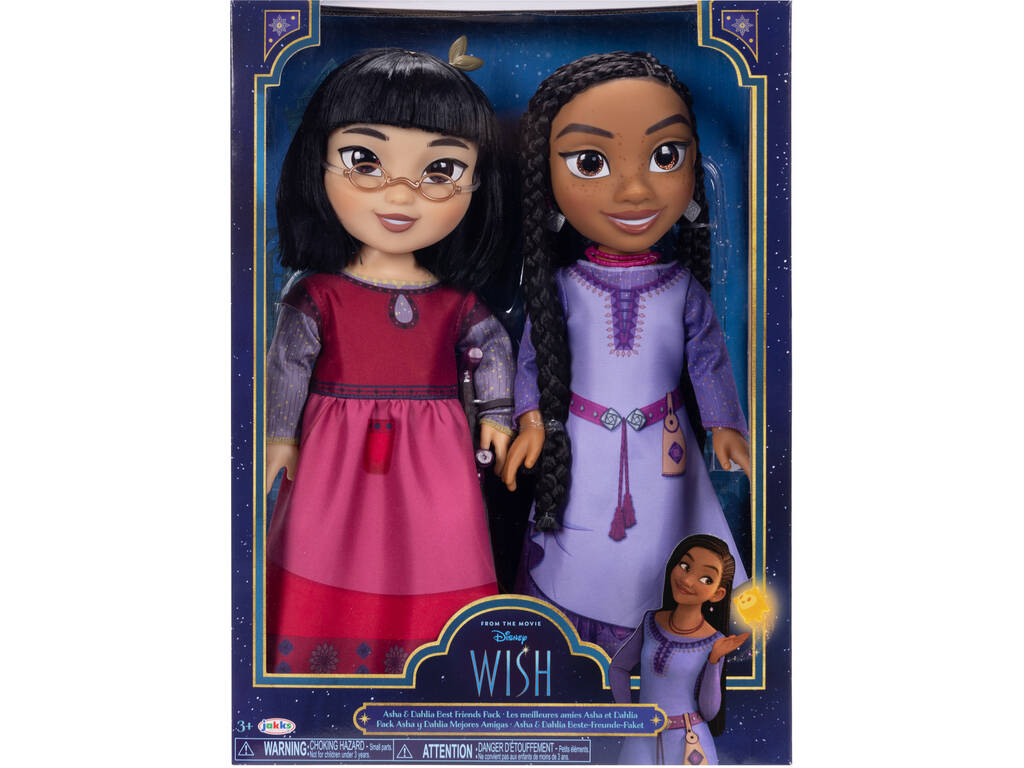 Wish Asha und Dahlia Puppe 35 cm. Jakks 231324