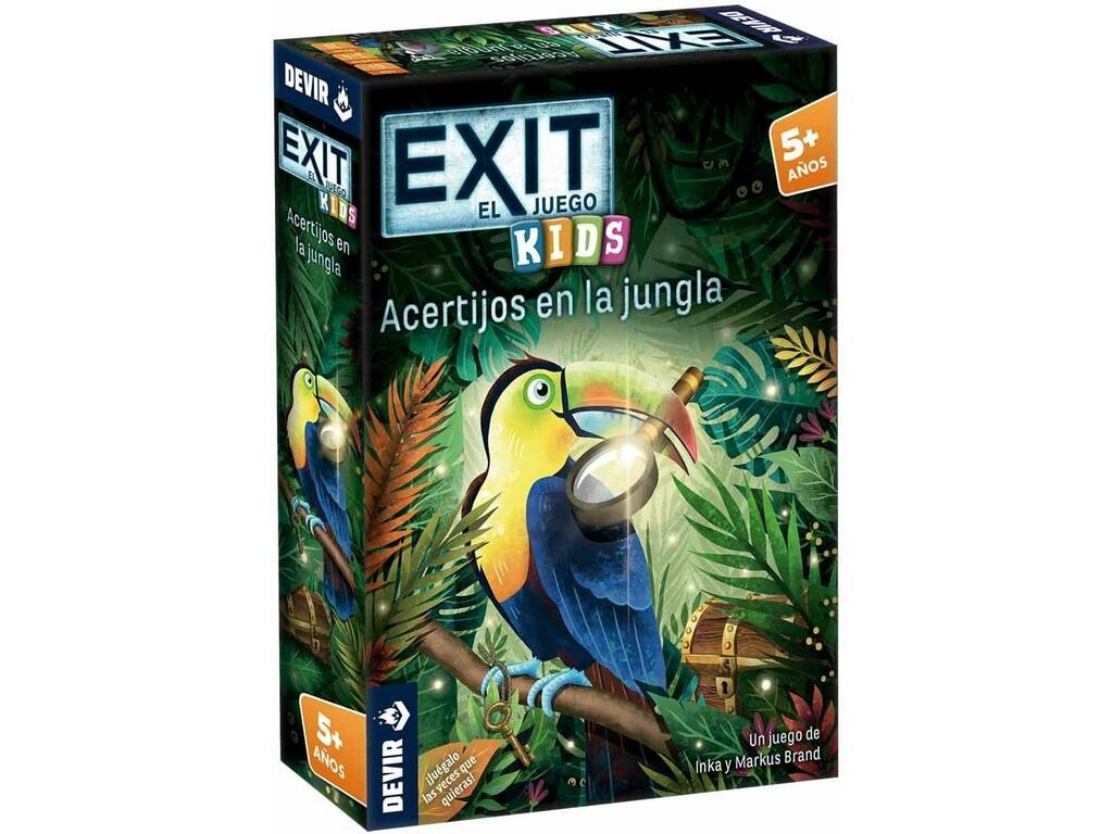 Exit Le Jeu de devinettes pour enfants dans la jungle Devir BGEXIT22SP