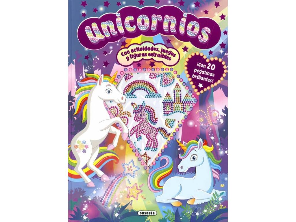 Brillos y juegos Unicornios de Susaeta S3468007