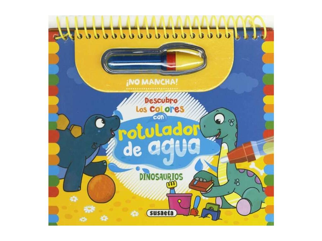 Je découvre les couleurs des dinosaures avec le livre des marqueurs à eau