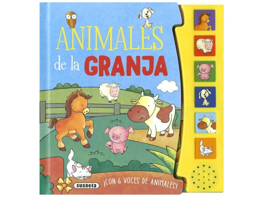 Voces de Animales Libro Animales de la Granja Susaeta S3632002