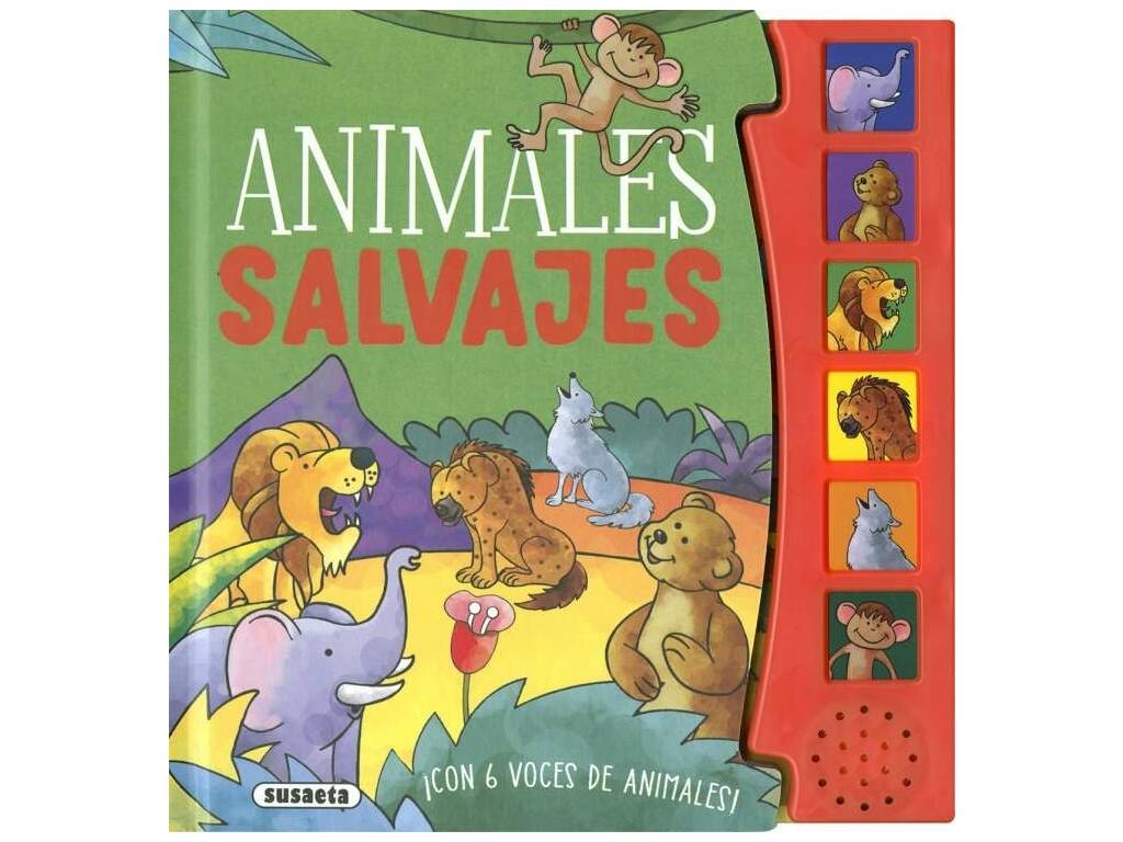 Voces de Animales Libro Animales Salvajes Susaeta S3632004