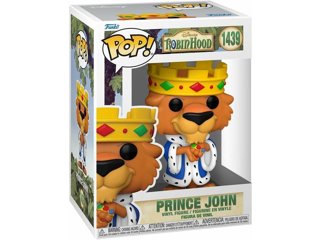 Funko Pop Disney Robin Hood Prince John Funko 75913