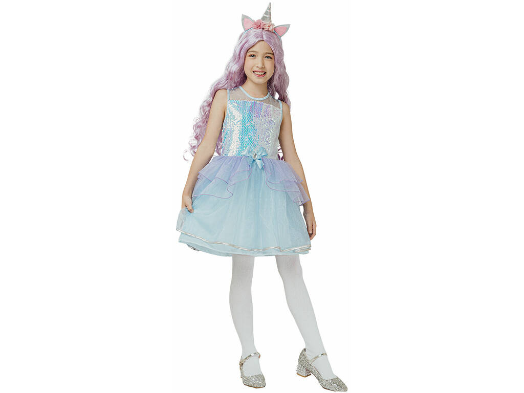 Costume da principessa unicorno bambina taglia XL