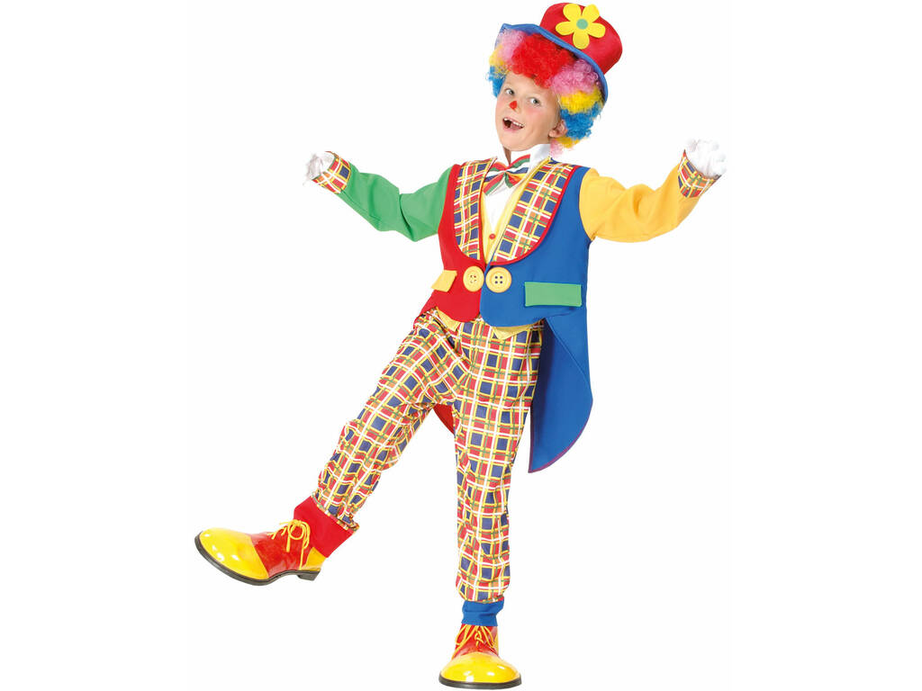 Clown-Kostüm für Kinder, Größe M