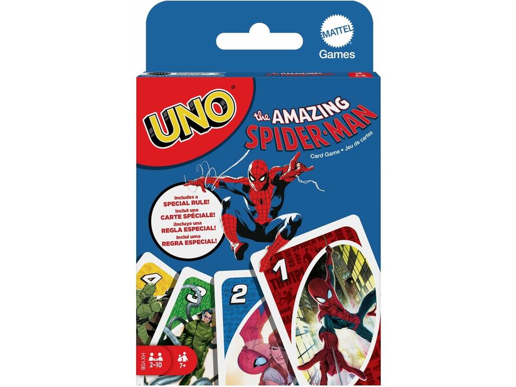 Uno Spiderman Mattel HXY08