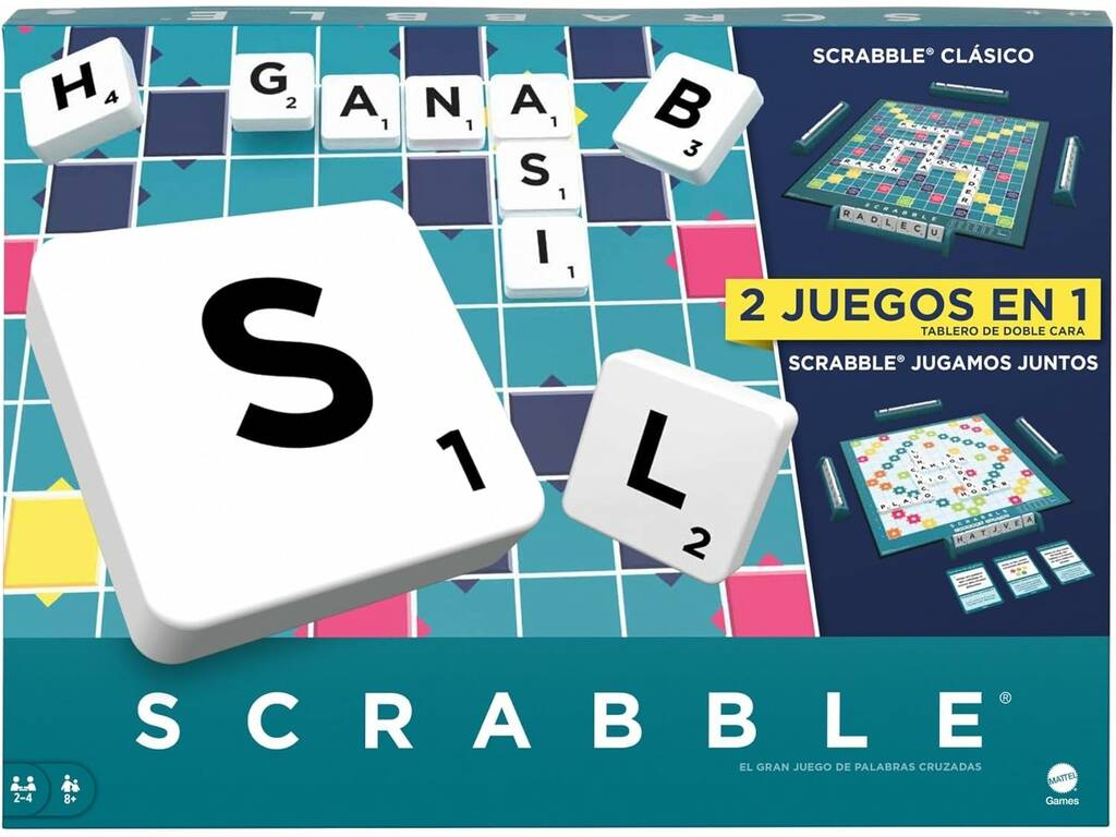 Mattel HXV99 Scrabble Original Anglais