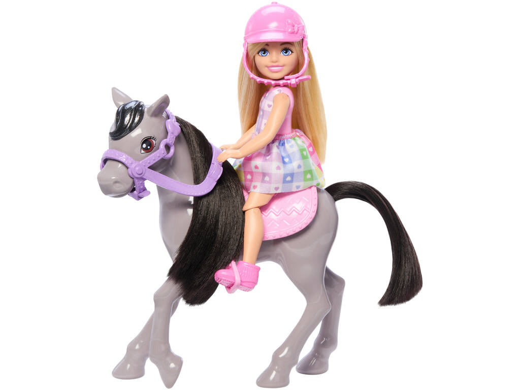 Barbie Chelsea y Su Poni de Mattel HTK29