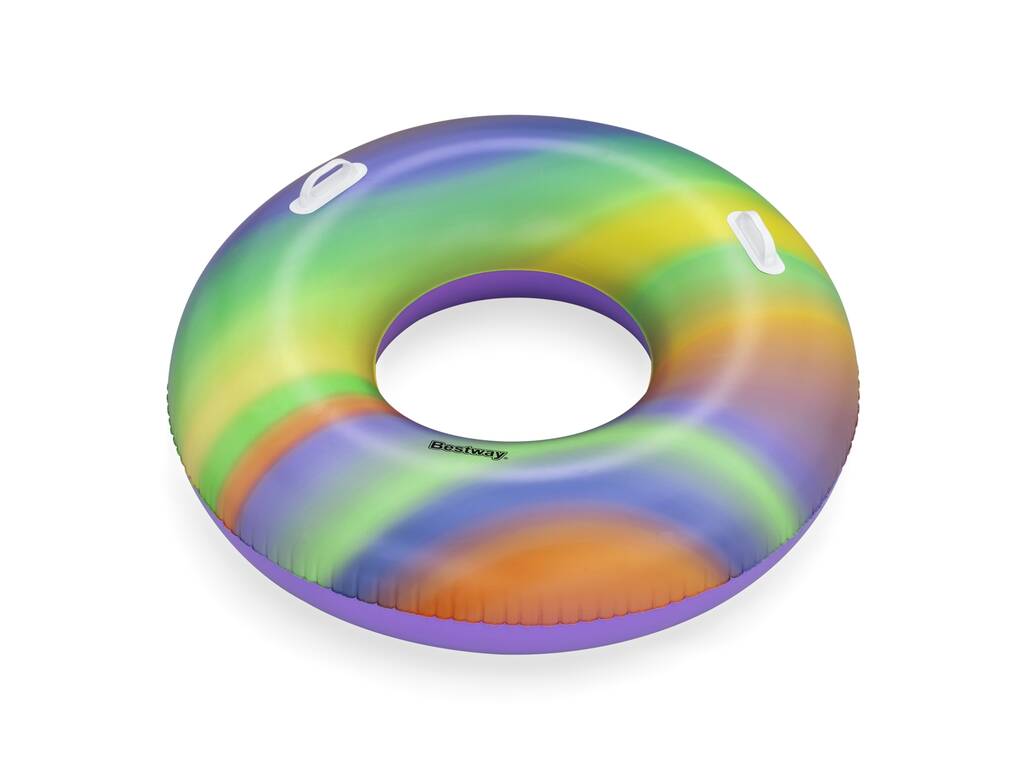 Flutuador Insuflável Rainbow Swim de 119 cm. Bestway 36352