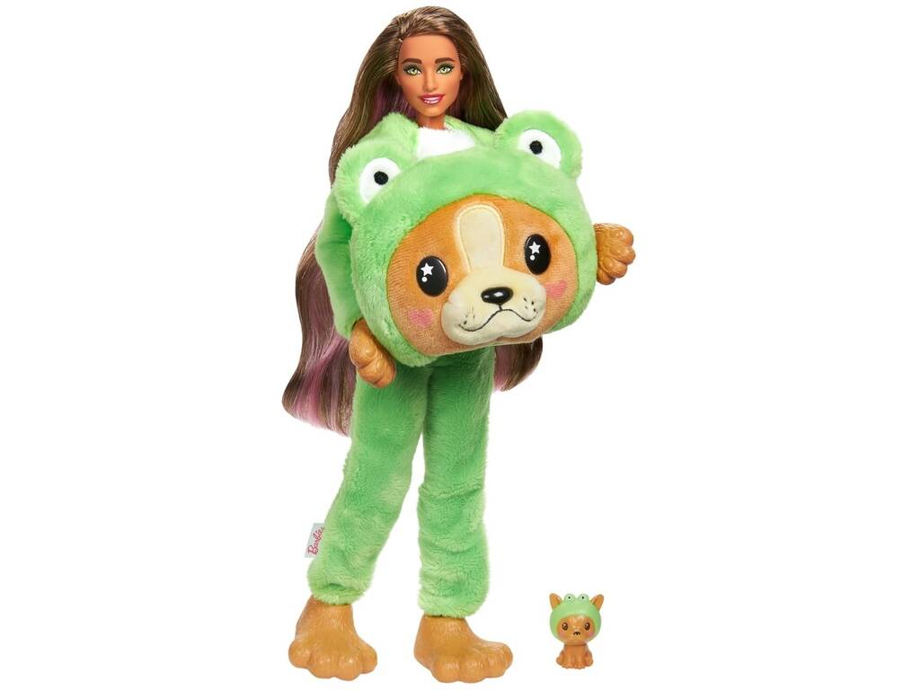 Poupée Barbie Cutie Reveal Costume Series Frog Dog Doll Mattel HRK24
