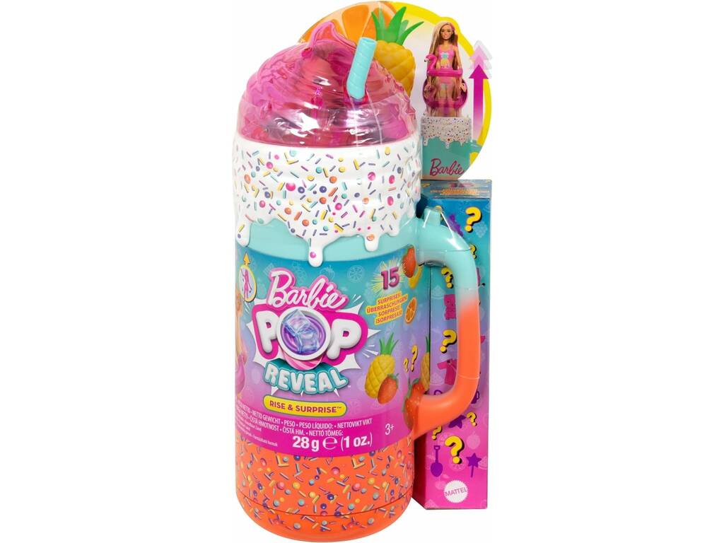 Barbie Pop! Reveal Bambola Serie Frutta Smoothie Tropicale Mattel HRK57