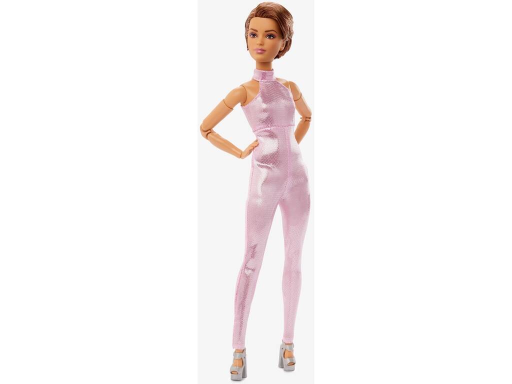 Barbie Signature Looks Cheveux courts et combinaison rose Mattel HRM14