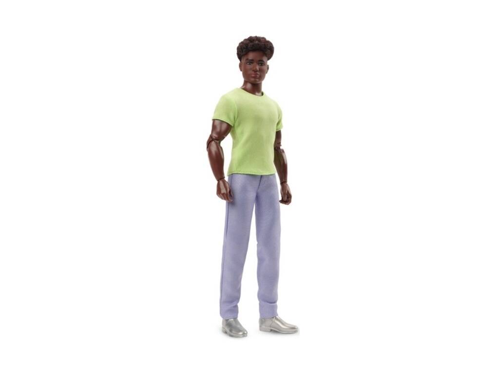 Barbie Signature Looks Poupée Ken avec T-Shirt Vert Mattel HRM17