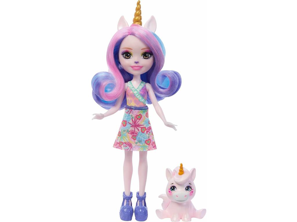 Enchantimals Sunshine Beach Poupée licorne Ulia et Pacifica Mattel HRX84