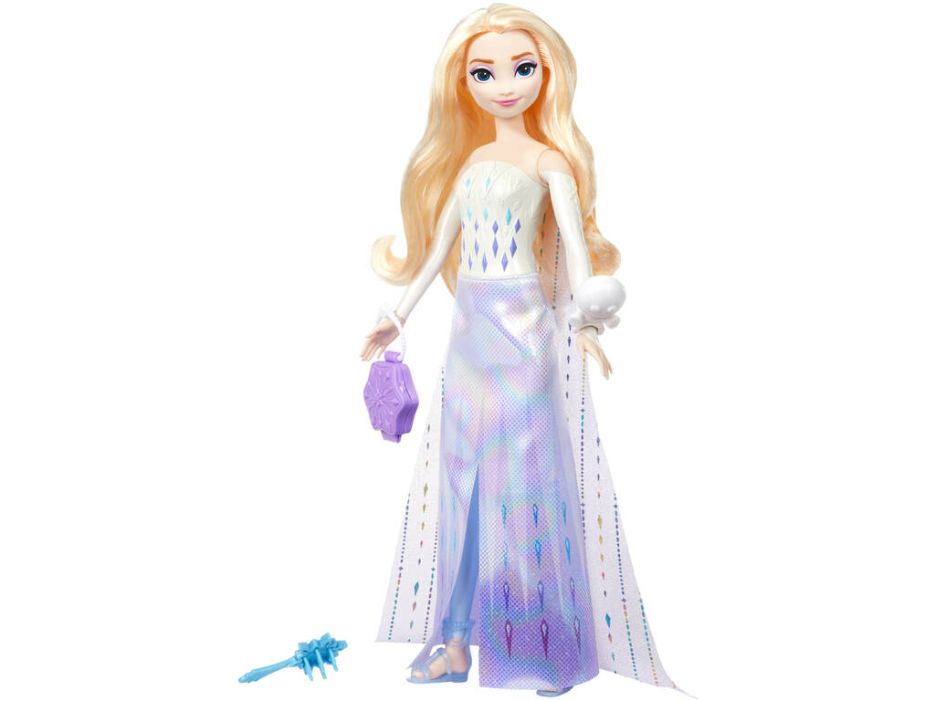 Frozen Muñeca Elsa Spin And Reveal Mattel HTG25