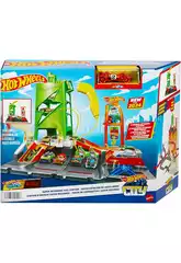 Hot Wheels City Estação de Carga de Eléctricos Mattel HTN79