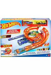 Hot Wheels Action Pista de Carreras Vueltas y Más Vueltas Mattel HTK17
